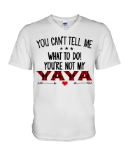 YOU CAN'T TELL ME - SPECIAL GIFT FOR GRANDCHILD V-Neck T-Shirt tile