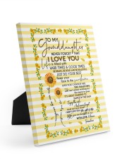 JUST DO YOUR BEST - GIFT FOR GRANDDAUGHTER Easel-Back Gallery Wrapped Canvas tile
