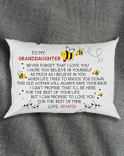 BELIEVE IN YOURSELF - GREAT GIFT FOR GRANDDAUGHTER Rectangular Pillowcase aos-pillow-rectangle-front-lifestyle-1