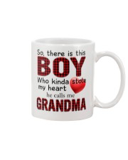 STOLE MY HEART - MEANINGFUL GIFT FOR GRANDMA Mug tile