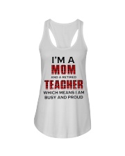 I AM BUSY AND PROUD - GIFT FOR TEACHER Ladies Flowy Tank tile