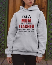 I AM BUSY AND PROUD - GIFT FOR TEACHER Hooded Sweatshirt apparel-hooded-sweatshirt-lifestyle-front-03
