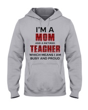 I AM BUSY AND PROUD - GIFT FOR TEACHER Hooded Sweatshirt front