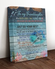 JUST DO YOUR BEST - BEST GIFT FOR GRANDDAUGHTER 11x14 Gallery Wrapped Canvas Prints aos-canvas-pgw-11x14-lifestyle-front-17