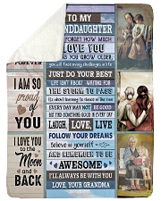 I LOVE YOU - GIFT FOR GRANDDAUGHTER FROM GRANDMA Sherpa Fleece Blanket tile