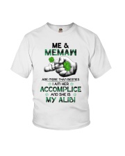 She Is My Alibi - Amazing Gift For Granddaughter Youth T-Shirt front