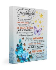 BELIEVE IN YOURSELF - BEST GIFT FOR GRANDDAUGHTER 11x14 Gallery Wrapped Canvas Prints front