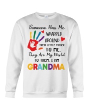 THEY ARE MY WORLD - PERFECT GIFT FOR GRANDMA Crewneck Sweatshirt tile