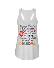 THEY ARE MY WORLD - PERFECT GIFT FOR GRANDMA Ladies Flowy Tank tile