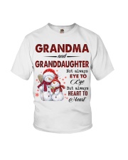 Grandma And Granddaughter Not Always Eye To Eye Youth T-Shirt tile
