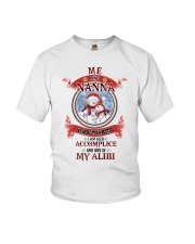 She Is My Alibi - Amazing Gift For Grandkids Youth T-Shirt tile