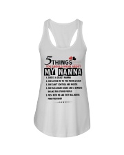 5 THINGS YOU SHOULD KNOW ABOUT MY NANNA Ladies Flowy Tank tile