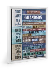 YOU ARE MY SUNSHINE - GRANNY TO GRANDSON Floating Framed Canvas Prints White tile