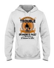 IF WE GET IN TROUBLE - LOVELY GIFT FOR GRANDSON Hooded Sweatshirt tile