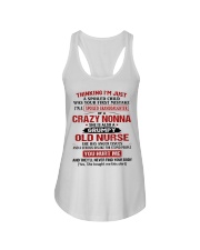 I'M A SPOILED GRANDDAUGHTER OF A CRAZY NONNA Ladies Flowy Tank tile