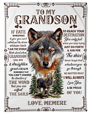 I AM THE STORM - LOVELY GIFT FOR GRANDSON Small Fleece Blanket - 30" x 40" front