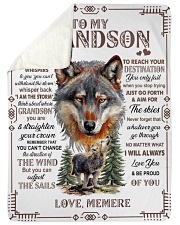 I AM THE STORM - LOVELY GIFT FOR GRANDSON Sherpa Fleece Blanket tile