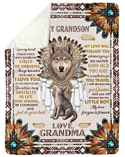 MY LOVE FOR YOU IS FOREVER - BEST GIFT FOR GRANDSON Sherpa Fleece Blanket tile