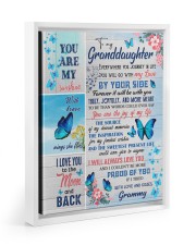 YOU ARE MY SUNSHINE - GRAMMY TO GRANDDAUGHTER Floating Framed Canvas Prints White tile