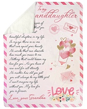 My Love For You Is Forever - Best Gift For Granddaughter Sherpa Fleece Blanket tile