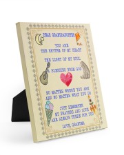 THE LIGHT OF MY SOUL - BEST GIFT FOR GRANDDAUGHTER Easel-Back Gallery Wrapped Canvas tile