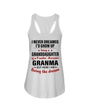 LIVING THE DREAM - BEST GIFT FOR GRANDDAUGHTER Ladies Flowy Tank tile