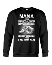NANA AND GRANDDAUGHTER - BEST PARTNERS IN CRIME Crewneck Sweatshirt tile