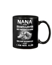 NANA AND GRANDDAUGHTER - BEST PARTNERS IN CRIME Mug tile