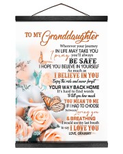 I LOVE YOU - LOVELY GIFT FOR GRANDDAUGHTER Hanging Canvas tile