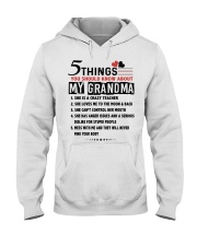 5 THINGS YOU SHOULD KNOW ABOUT MY GRANDMA Hooded Sweatshirt tile
