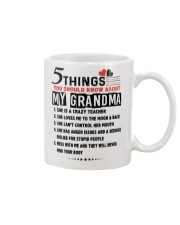 5 THINGS YOU SHOULD KNOW ABOUT MY GRANDMA Mug tile