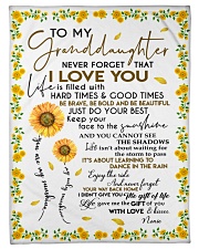 THE GIFT OF LIFE - BEST GIFT FOR GRANDDAUGHTER Small Fleece Blanket - 30" x 40" front