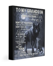 BELIEVE IN YOURSELF - SPECIAL GIFT FOR GRANDSON 11x14 Gallery Wrapped Canvas Prints front