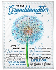 WE LOVE YOU - SPECIAL GIFT FOR GRANDDAUGHTER Fleece Blanket tile