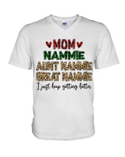 I Just Keep Getting Better - Perfect Gift For Nammie V-Neck T-Shirt tile