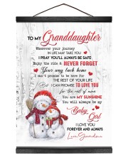 ENJOY THE RIDE - BEST GIFT FOR GRANDDAUGHTER Hanging Canvas tile