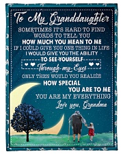 THROUGH MY EYES - TO GRANDDAUGHTER FROM GRANDMA Small Fleece Blanket - 30" x 40" front