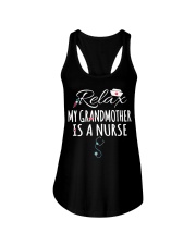 RELAX MY GRANDMOTHER IS A NURSE - FOR GRANDKIDS Ladies Flowy Tank tile