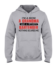 NOTHING SCARES ME - PERFECT GIFT FOR BARTENDER Hooded Sweatshirt front