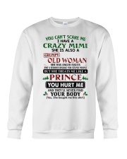 I HAVE A CRAZY GRANDMA - BEST GIFT FOR GRANDSON Crewneck Sweatshirt tile