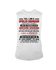 I AM A SPOILED GRANDSON Sleeveless Tee tile
