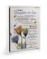 YOU'RE THE LOVE - BEST GIFT FOR DAUGHTER-IN-LAW Floating Framed Canvas Prints White tile