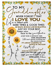 I LOVE YOU - TO GRANDDAUGHTER FROM GRAMMY Fleece Blanket tile