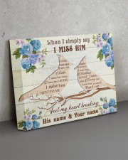 I MISS HIM SO MUCH 14x11 Gallery Wrapped Canvas Prints aos-canvas-pgw-14x11-lifestyle-front-15