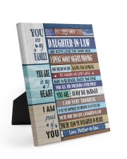 PROUD OF YOU - SPECIAL GIFT FOR DAUGHTER-IN-LAW Easel-Back Gallery Wrapped Canvas tile