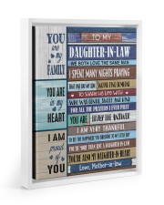 PROUD OF YOU - SPECIAL GIFT FOR DAUGHTER-IN-LAW Floating Framed Canvas Prints White tile
