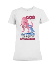 I NEED A BEST FRIEND - BEST GIFT FOR GRANDDAUGHTER Premium Fit Ladies Tee tile