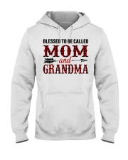 BLESSED TO BE CALLED MOM AND GRANDMA Hooded Sweatshirt tile