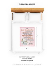 MY LOVE - BEST GIFT FOR GREAT GRANDDAUGHTER Small Fleece Blanket - 30" x 40" aos-coral-fleece-blanket-30x40-lifestyle-front-19