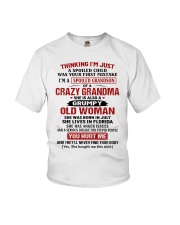SPOILED CHILD - GRANDMA TO GRANDSON Youth T-Shirt front